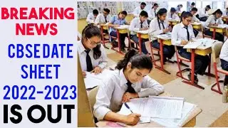 Cbse date sheet 2023  in tamil ll Board timetable 2022-2023 is out