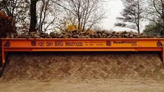RoadPrinter Eco machinaal (her)straten 2.0, 100% elektrisch!