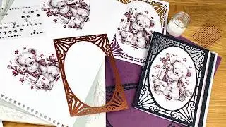 Greyscale Bears Paper Craft Collection for Card Making
