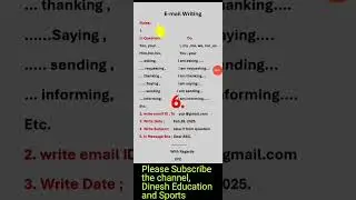 general english class 12 pseb /email writing //how to write email class 12 pseb/ 6