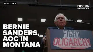 WATCH: Sen. Bernie Sanders, AOC speak to packed house in Missoula