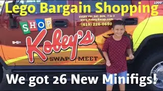 Lego Bargain Hunting at The Swap Meet! We found 20 year old Lego Star Wars Minifigures!