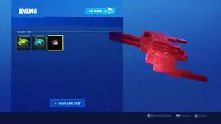 *Fortnite bug* Eternal  voyager no Red version of pickaxe or Glider