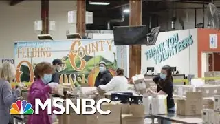 Food Bank Lines Grow As Unemployment Surges | MTP Daily | MSNBC