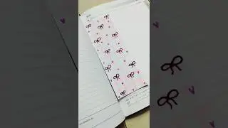 DIY aesthetic bow bookmark idea🔖🌸✨