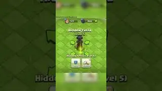 😱😱 Clash Of Clans hidden tesla first level to max level #cocshorts #clashofclans #coc