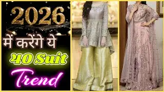 Fashion Trends 2026 😱 Fancy & Party Wear Suit for Women/ Viral Suit Design| Fashion Trends 2026