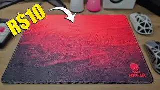 MOUSEPAD DE 10 REAIS??? Testei o Gamer Ninja Kojiro!