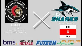 Ottawa Senators U18AA vs San Jose Jr Sharks16U Motor City Girls Fest Feb 6, 2026