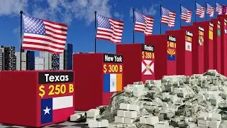 Самые богатые штаты США 2025 года