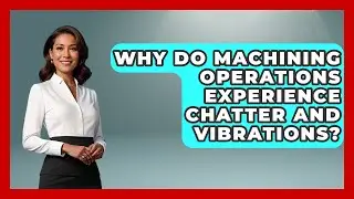 Why Do Machining Operations Experience Chatter And Vibrations?