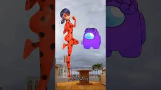 Miraculous characters as among us | #miraculous #shorts #viral