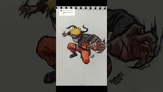 Naruto Uzumaki, speed drawing #anime #drawing #naruto #narutoshippuden #art #animeart #animedrawing