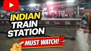 INDIAN TRAIN STATION 😱😱😱😱#SHORTS #shorts feed