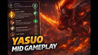 NA Gold II Yasuo VS Ahri :Getting Carried