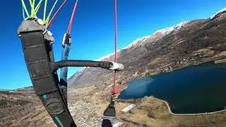 Parapente Val Louron (Col d'Azet) - Plouf posé au bord du lac de Génos