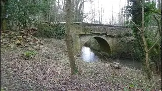 Grade ll Listed 18th Century Packhorse Bridge ~ Lee Bridge, Barlow Derbyshire UK