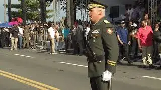 Desfile Militar y Policial con motivo al 180 Aniversario de la Independencia Nacional.
