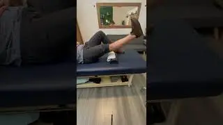 Quad set with Straight leg raise #physicaltherapy