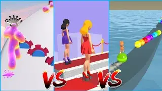 Blob Runner Vs. Shoe Race Vs. Stack Rider Arcade Unlock All Levels Android, iOS Gameplay