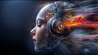 Oxyg&egrave;ne Molecule II &mdash; Analog Synth Voyage | Electronic Instrumental.  Art & Music by AI