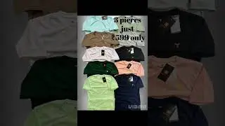 Techno sports t shirts 3 pieces  just Rs 599 only