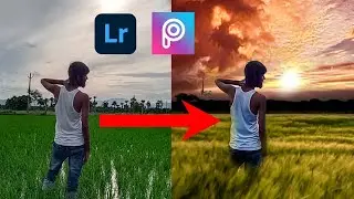 Background Change Photo Manipulation | PicsArt | Lightroom | PS Touch Android.