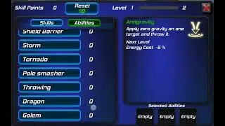 Level (1-10000) Skills & Abilities - Rope Frog Ninja Hero