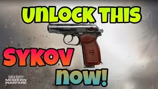 How To Unlock Sykov Pistol FAST & LEVEL iT Up To Unlock the (Akimbo Sykov)