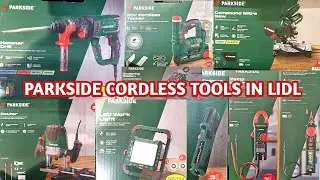 PARKSIDE TOOLS IN LIDL/AFFORDABLE CORDLESS TOOLS/COME SHOP WITH ME
