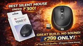 Silent Wireless Mouse under Budget 😲 | Portronics Toad 27 | Telugu Review #patronics #mousegaming