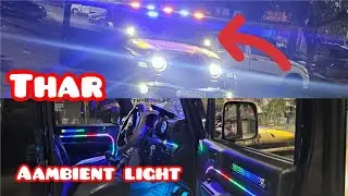 Thar #fully #modified #led light and #police light #ambient light k4 #ac #bend light