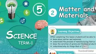 5th std Science Term 1 - Unit 2 - Matter and materials - Book back Answers