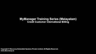Credit Customer International Billing