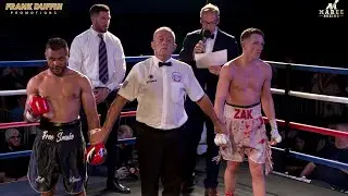 Zak Miller vs Lewis Frimpong on Maree Boxing show at Oldham leisure Centre 1 June 2024