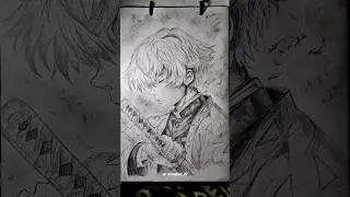 Zenitsu Sketch /different art style #demonslayer #zenitsu #art #drawing #anime #sketch #1million #1k