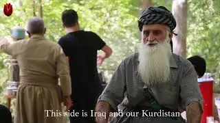 Darwesh Afan's tea house in Byara divides Iraq-Iran border