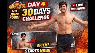 DAY 4 NO JUNK FOOD HOME WORKOUT CHALLANGE