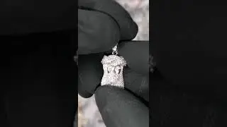 Iced Out Mini Jesus Pendant in 925 Silver // Icetruck Jewelry