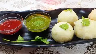 Stuffed Rava Balls (सुजी से बनाये स्वादिष्ट और झटपट नाश्ता)