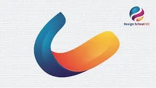 Custom 3D Letter Logo Design in Adobe illustrator With Best Result | Design School MC