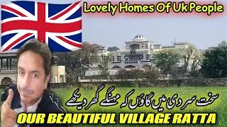 Lovely Homes Of Uk🇬🇧People | Beautiful Houses  In Winter Snow
