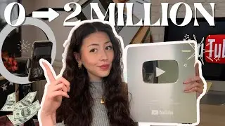 How I Became a Full-Time YouTuber: 0 to 2 Million Followers (No Gatekeeping!)