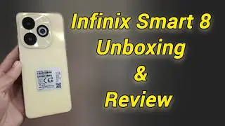 Infinix smart 8 unboxing shiny Gold | 5000 mah bettery| 90Hz 6.6