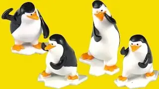 Penguins of Madagascar Kinder Toys Surprise Egg 2015 Sorpresa