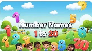 Number names 1 to 20 | Number names with spelling | Number name | Learn Number names | #numbers 