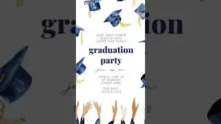 Designing electronic invitation cards for wedding/engagement/ wedding/graduation/birthday👩🏻&zwj;🎓👰🏻&zwj;♀️🎂