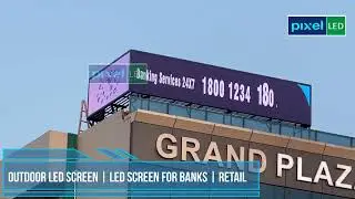 Outdoor Led Screen for Banks | State Bank of India | SBI Led Screen Installations | Pixel Led Delhi