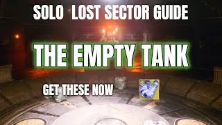 Solo Legend Lost Sector The Empty Tank - Titan