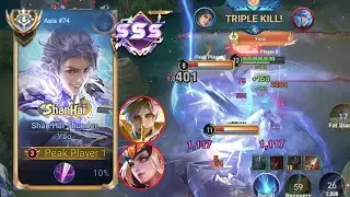 YAO TRIPLE S VS LAM & MULAN IN PEAK TOURNAMENT WITH THE BEST CHINESE BUILD | HONOR OF KINGS